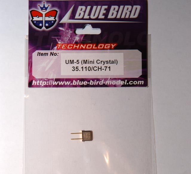 BlueBird MicroCrystal 35Mhz 35.070 - 67ch