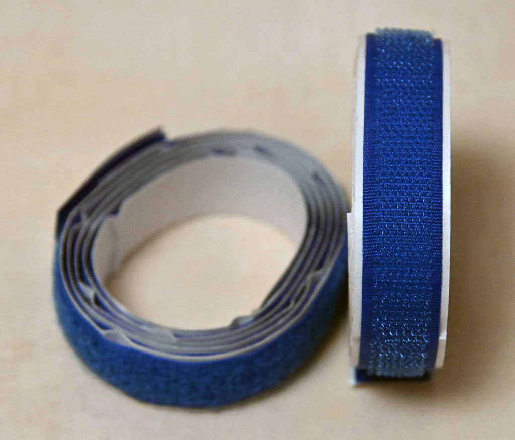 Velcro 16mm x  1meter Blue New