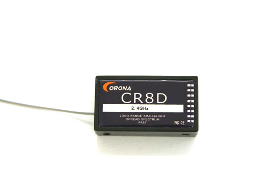 .Corona 2.4ghz CR8D(DSS) 8 channel receiver used