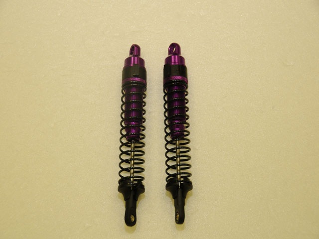 NANDA CP0019 1/8th Buggy Threaded rear shocks (purple)