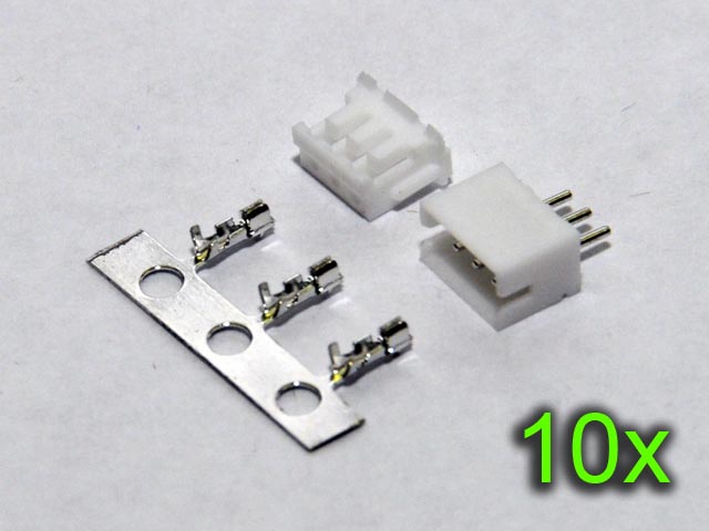Micro JST connector 10qty (Spekrum)