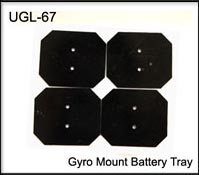 UGL67 Gyro Mount Battery Tray G10