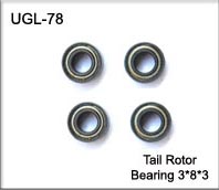 UGL78 4xTail Rotor Bearing 3*8*3