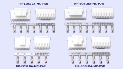 LOOSE Balance CONNECTORS - PACK SIDE, MALE housing, 4 sets. P6R ALSO FITS LBA10 and EOS Balancer