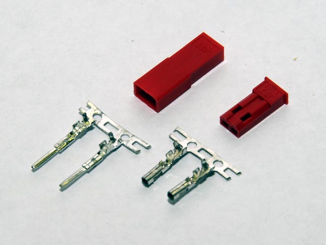 JST MALE Connector with Metal pins