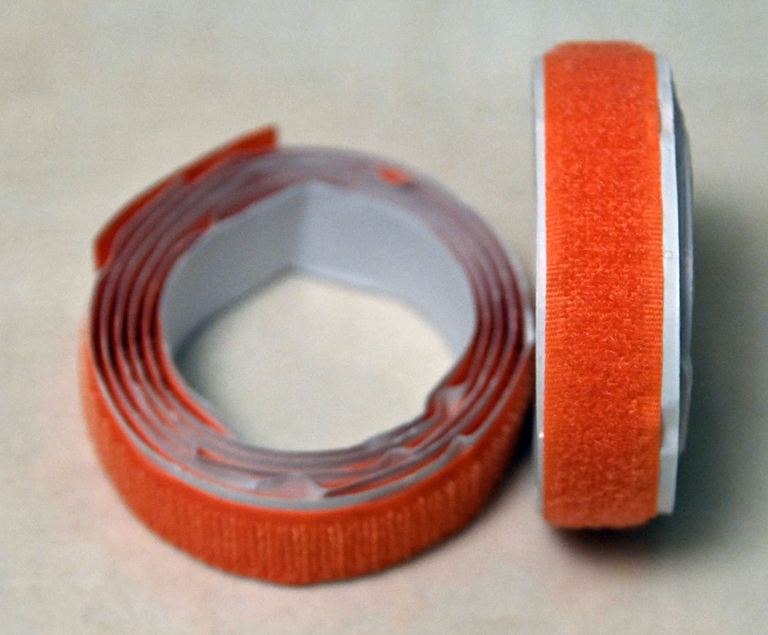 Velcro 16mm x  1meter Orange New