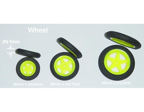 .Sponge Wheels 46(DIA) H8mm Ultralight
