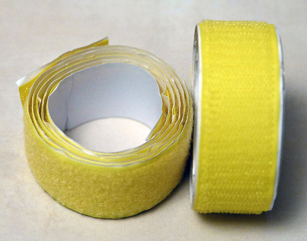 Velcro 30mm x  1meter Yellow New