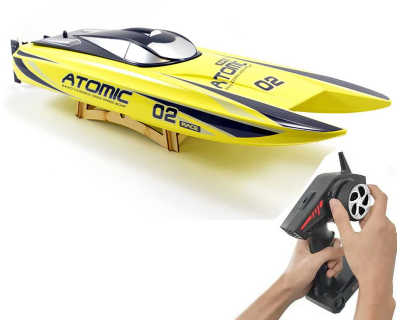 ATOMIC Brushless High speed 67km/h ers ABS katamarn test tvirnyts verseny haj Srga