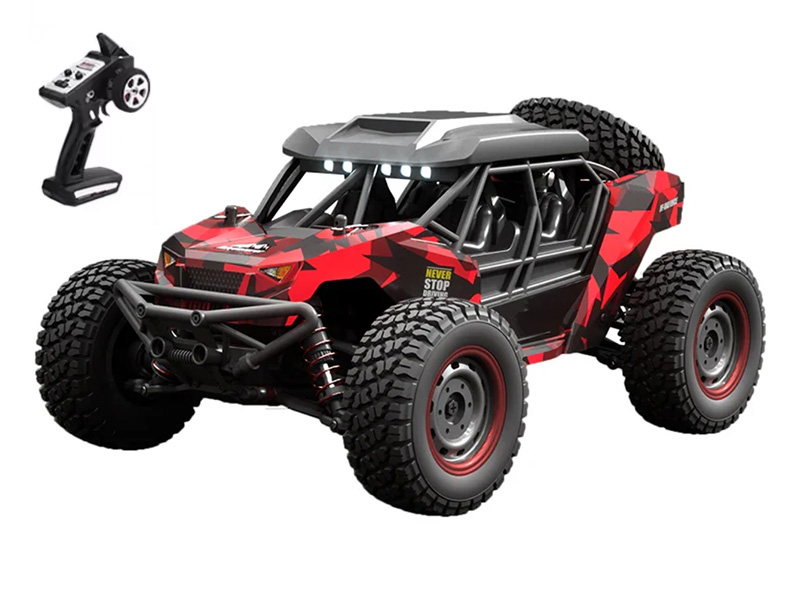.ADVENTURER 1/16 4WD Off-Road Desert Buggy 38Km/h tvirnyts RC aut Piros