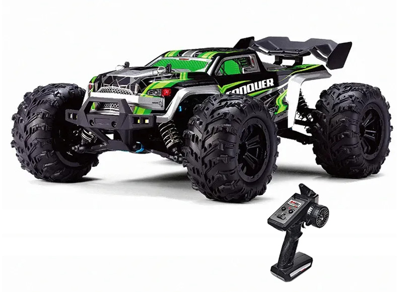 ..CONQUER 1/16 4WD Off-Road Monster Truck 38Km/h tvirnyts RC aut Zld