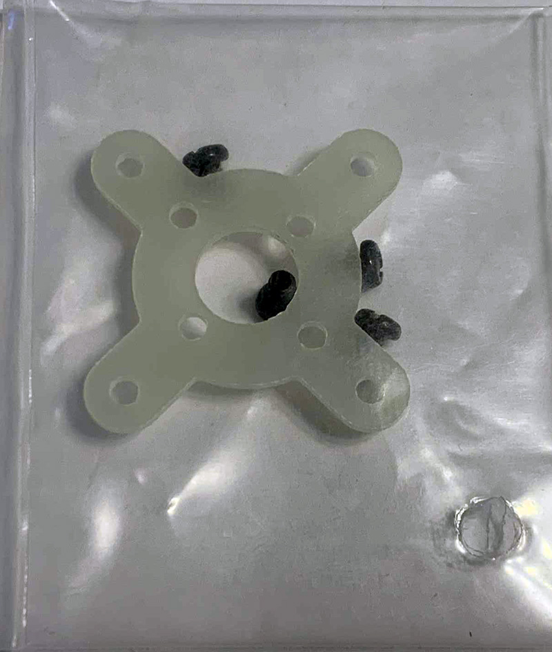 Brushless G10 Cross Motor Mount 16/36 - akcis termk
