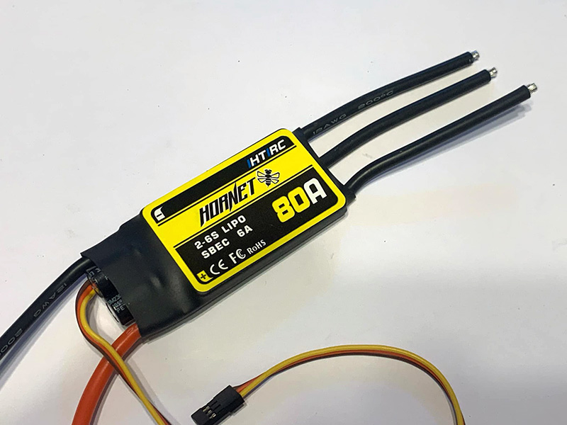 Brushless szablyz  80A/100A 72gr 2-6 lipo 6A BEC HTRC-80A