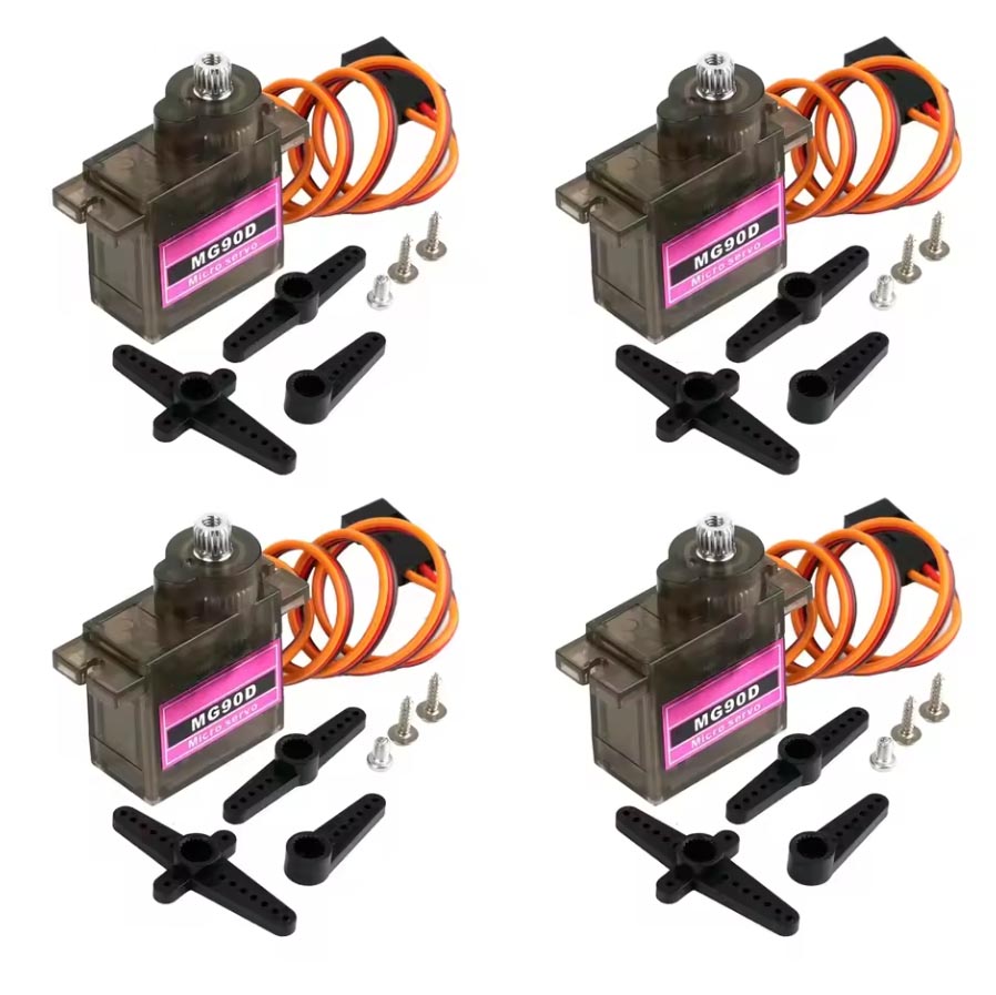 Szerv� 13gr 2,4kg 0,08sec TowerPro MG-90D DIGITAL Micro Metal Gear 4db - akci�s term�k