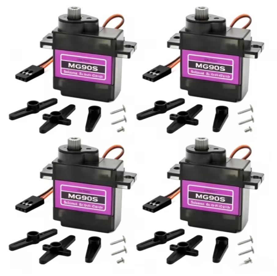 Szerv� 12gr 2,8kg 0,09sec TowerPro MG-90S DIGITAL Micro Metal Gear 4db - akci�s term�k