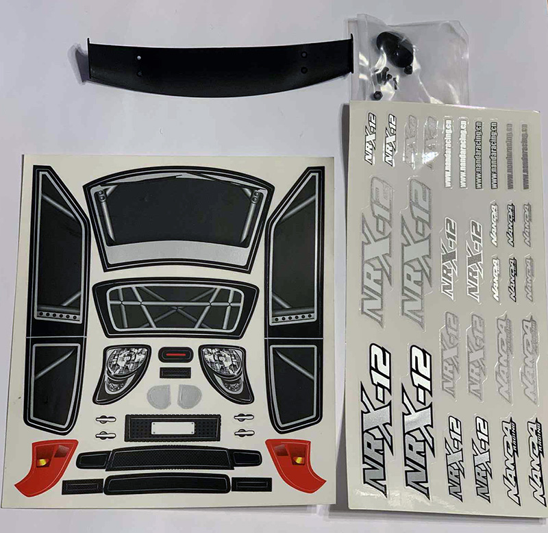 NANDA NB2001D12 1/12 Decals matrica , szrnnyal - akcis termk