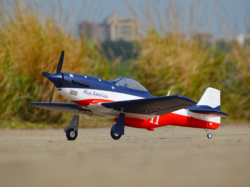 HOOKLL P51 MUSTANG MISS AMERICA 1200mm EPO ARF KIT repl