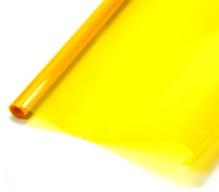.Lightex Ultra Knny Bevon Flia - 1 mter x 64cm - Transparent Yellow