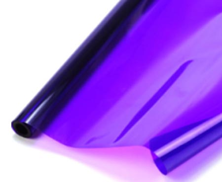 .Lightex Ultra Knny Bevon Flia - 1 mter x 64cm - Transparent Dark Purple