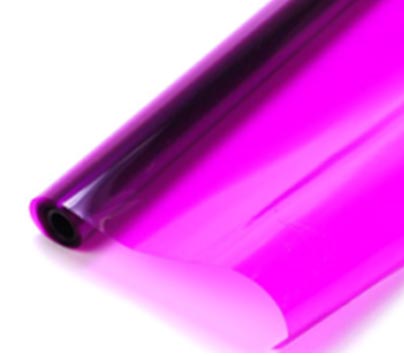 .Lightex Ultra Knny Bevon Flia - 1 mter x 64cm - Transparent Light Purple