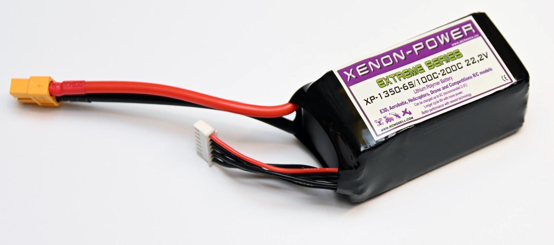 XenonPower Lipo Akku Pack 1350mAh 22,2V 100C/200C (213gr) DRONE